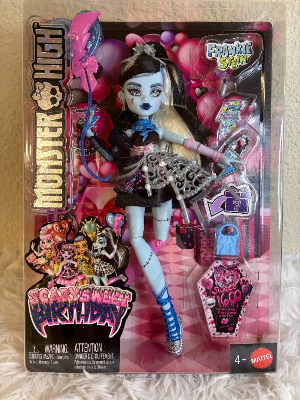 Monster High Frankie Stein Scary Sweet Birthday Doll Mattel 2025 NIB NWT